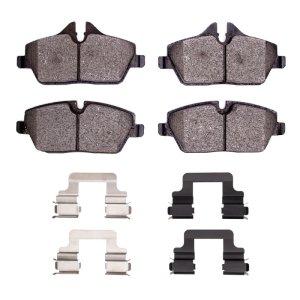 BMW 120i Brake Pads - Front - R1 Concepts - Semi Met - `06-`24